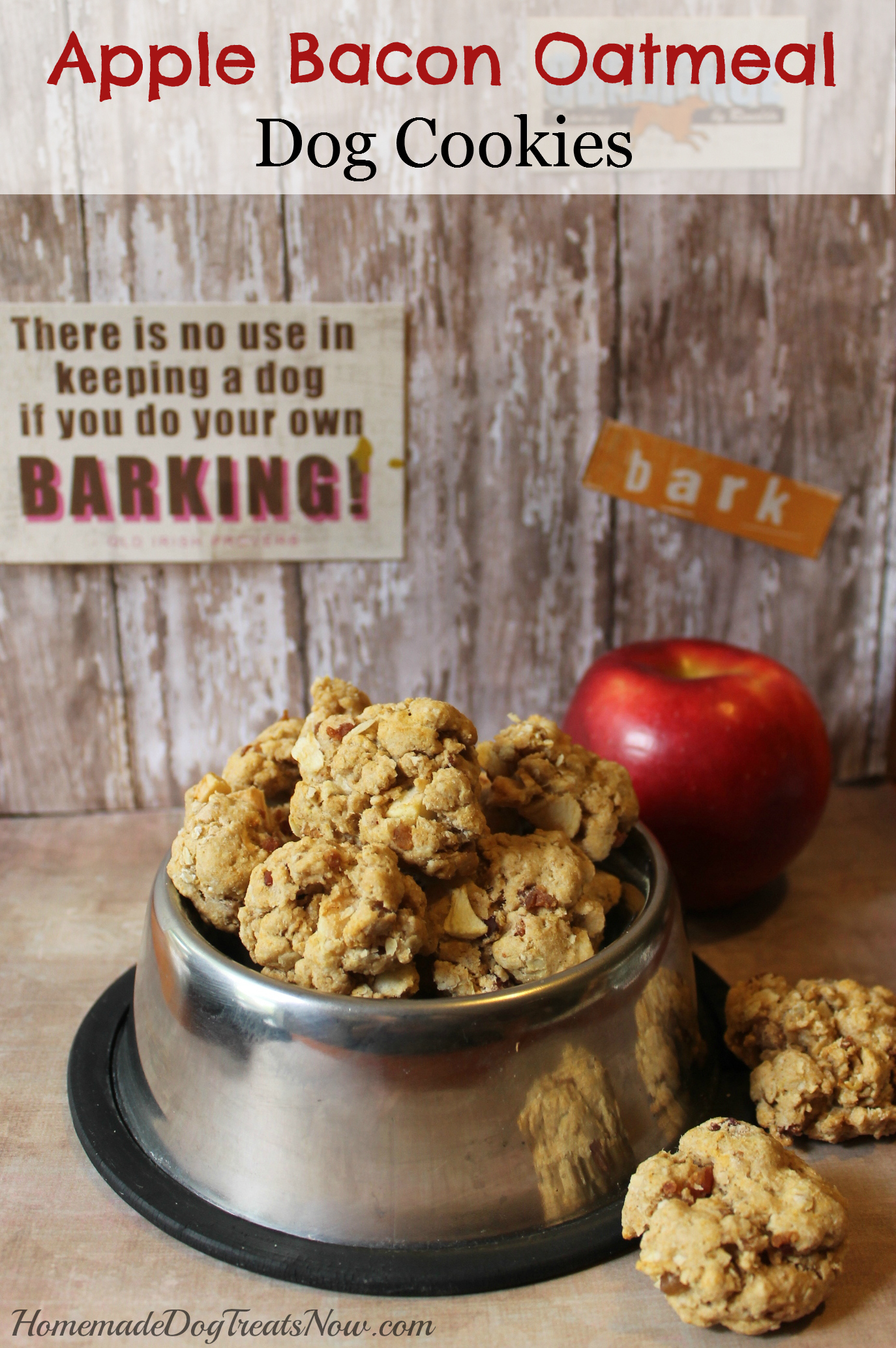 Apple dog outlet treats recipe oatmeal